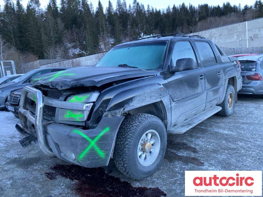Chevrolet Avalanche, 2002-2006 (Type I)  delebil , Motorkode: L18, Girkassekode: 4L85-E