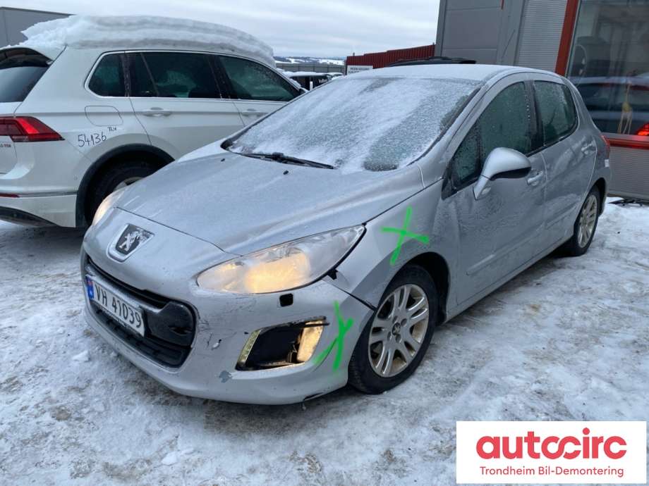 Peugeot 308 2011-2013 (Type I, Fase 2) , Motorkode: 9HP, Girkassekode: 2222LL