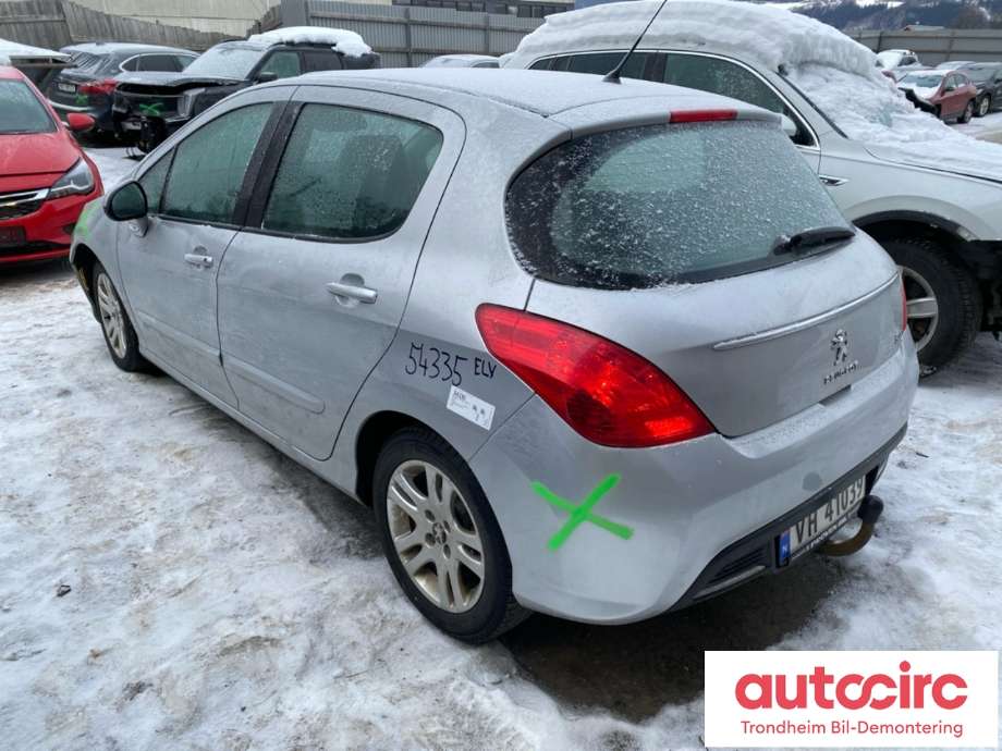Peugeot 308 2011-2013 (Type I, Fase 2) , Motorkode: 9HP, Girkassekode: 2222LL