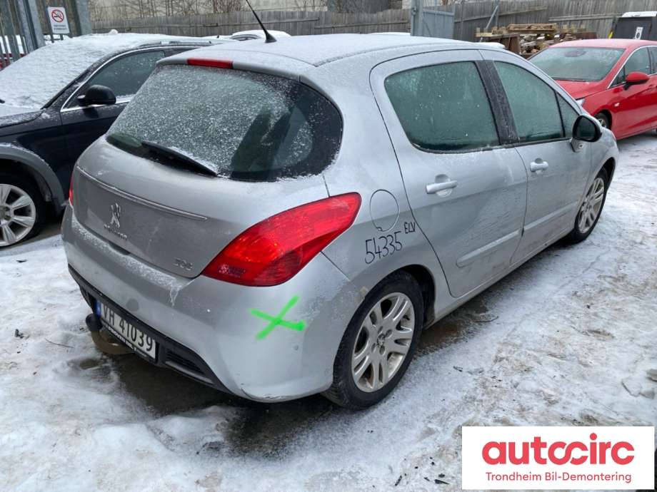 Peugeot 308 2011-2013 (Type I, Fase 2) , Motorkode: 9HP, Girkassekode: 2222LL