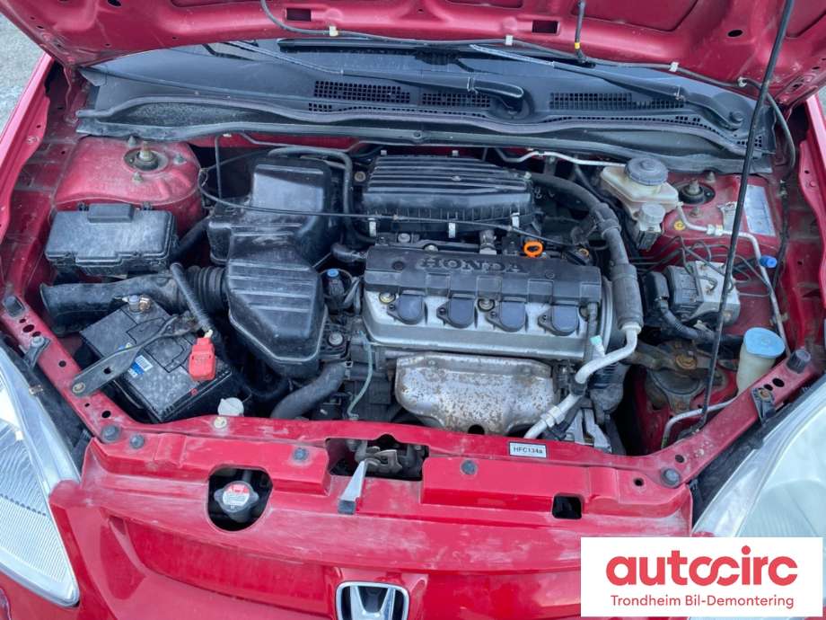 Honda Civic 2001-2005 (Type VII) (ENGELSK) (ENGELSK), Motorkode: D14Z6, Girkassekode: 20011PMWM50