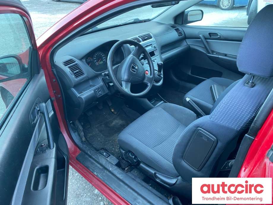 Honda Civic 2001-2005 (Type VII) (ENGELSK) (ENGELSK), Motorkode: D14Z6, Girkassekode: 20011PMWM50
