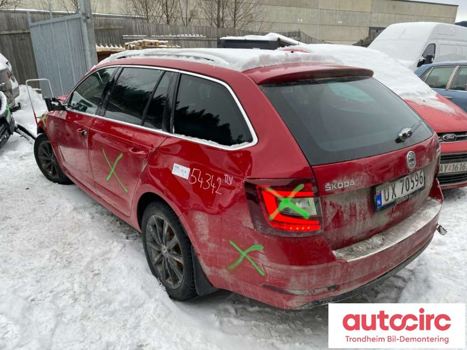 Škoda Octavia 2017-2020 (Type III, Fase 2) , Motorkode: DFFA, Girkassekode: UAT