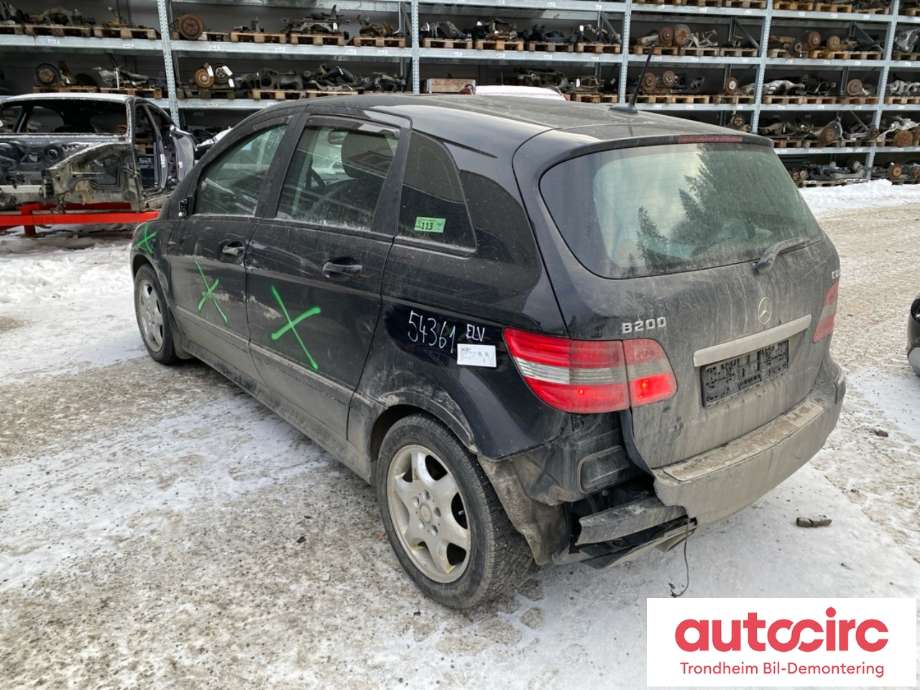 Mercedes B-Klasse 2008-2011 (Fase 2) (W245) (W245), Motorkode: 640941, Girkassekode: 722800