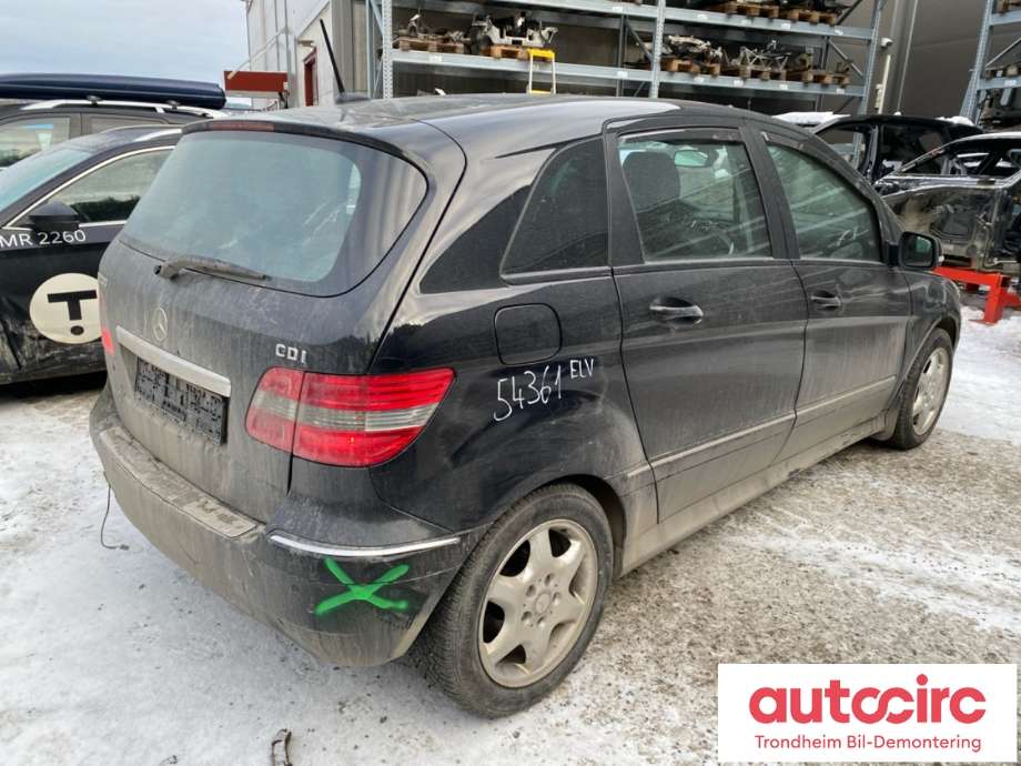 Mercedes B-Klasse 2008-2011 (Fase 2) (W245) (W245), Motorkode: 640941, Girkassekode: 722800