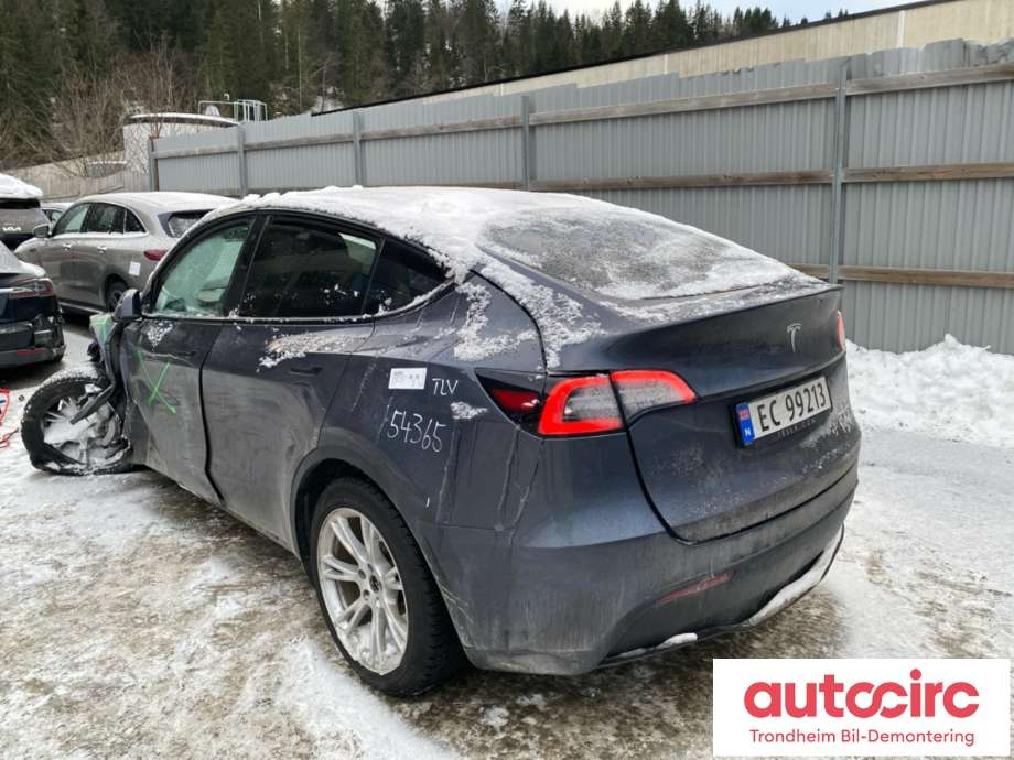 Tesla Model Y 2021-2024 (Type I) , Motorkode: 3D3|3D7, Girkassekode: TRINNLØS