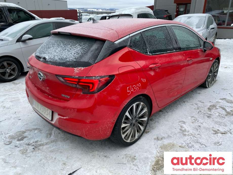 Opel Astra K 2015-->> , Motorkode: B14XFT, Girkassekode: MFX