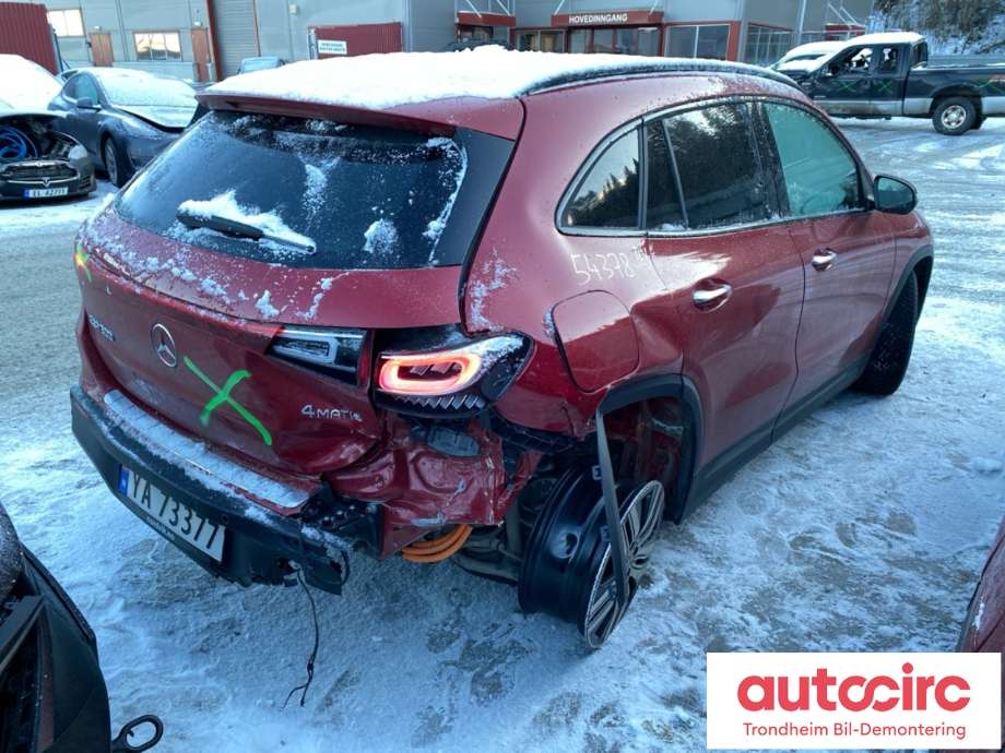 Mercedes EQA 2021-->> , Motorkode: 780200, Girkassekode: TRINNLØS
