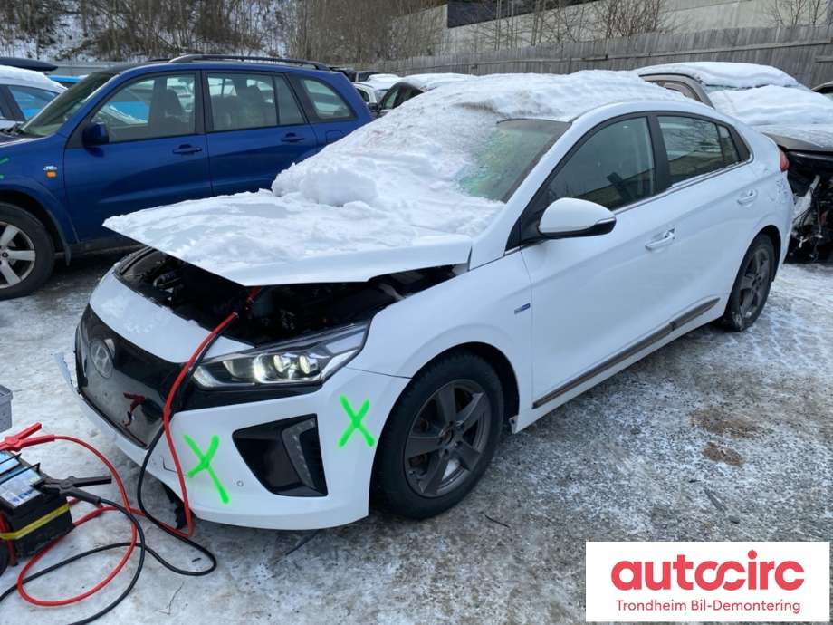 Hyundai Ioniq Electric, 2016-2019 (Fase 1)  delebil , Motorkode: EM09, Girkassekode: 4450018AA0