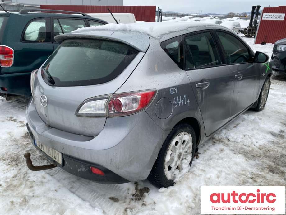 Mazda 3 2009-2013 (Type II) , Motorkode: Y6, Girkassekode: JC101701XB