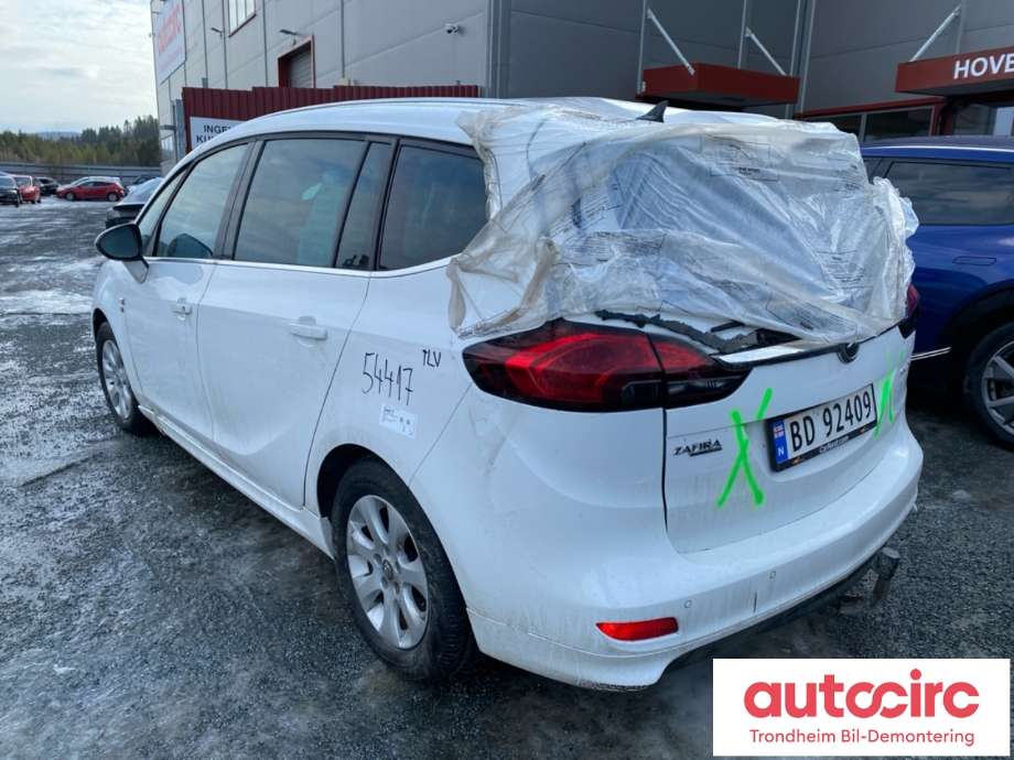 Opel Zafira Tourer 2012-2018 , Motorkode: B16DTH, Girkassekode: MYJ