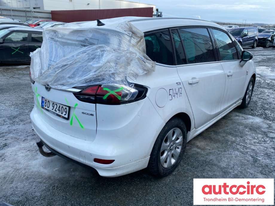 Opel Zafira Tourer 2012-2018 , Motorkode: B16DTH, Girkassekode: MYJ