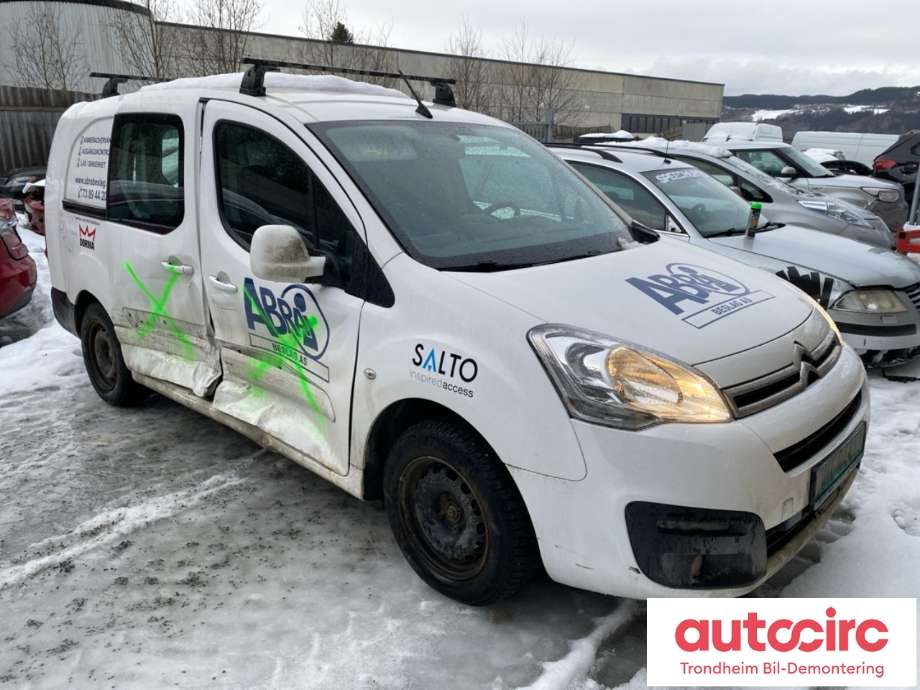 Citroën Berlingo 2015-2019 (Type II, Fase 2) , Motorkode: BHY, Girkassekode: 1609983380