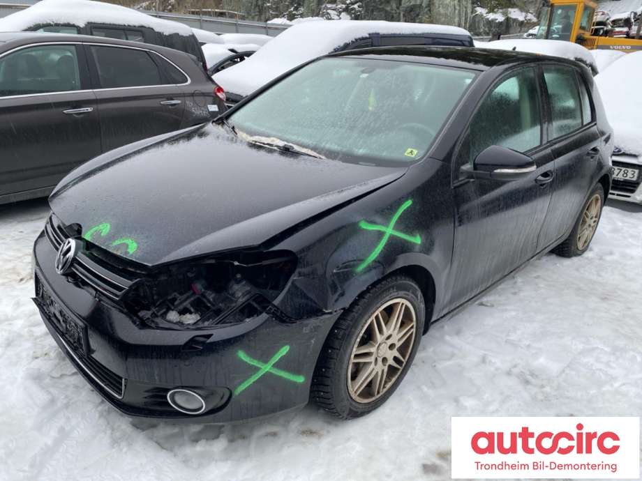 VW Golf VI 2008-2012 , Motorkode: CFFB, Girkassekode: MSV