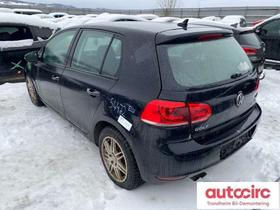 VW Golf VI 2008-2012 , Motorkode: CFFB, Girkassekode: MSV