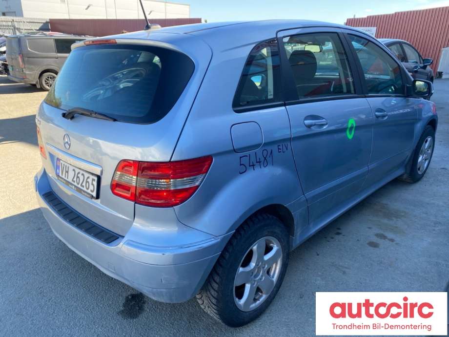 Mercedes B-Klasse 2008-2011 (Fase 2) (W245) (W245), Motorkode: 266920, Girkassekode: 722801