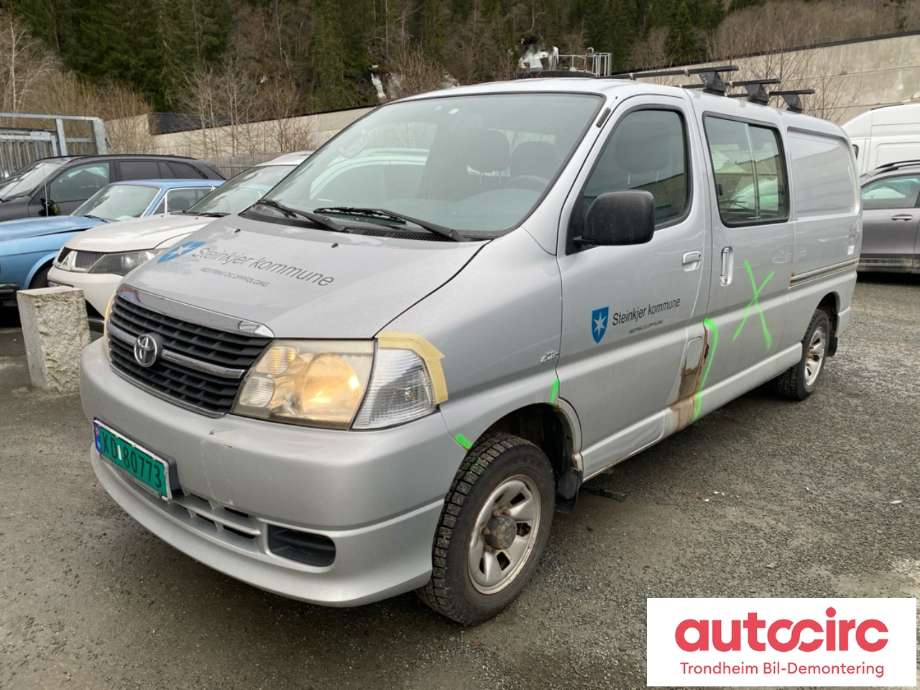 Toyota Hiace, 2007-2012 (Fase 3)  delebil , Motorkode: 2KD-FTV, Girkassekode: 3303026A60