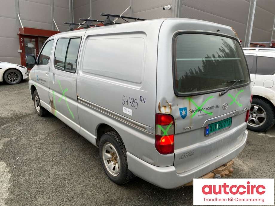 Toyota Hiace 2007-2012 (Fase 3) , Motorkode: 2KD-FTV, Girkassekode: 3303026A60