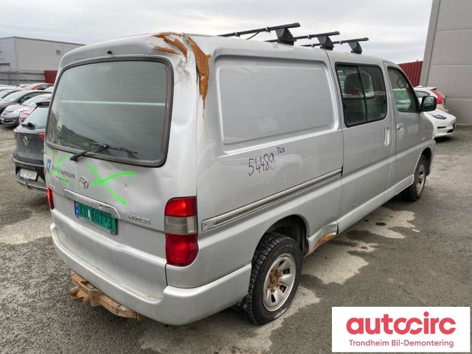 Toyota Hiace 2007-2012 (Fase 3) , Motorkode: 2KD-FTV, Girkassekode: 3303026A60