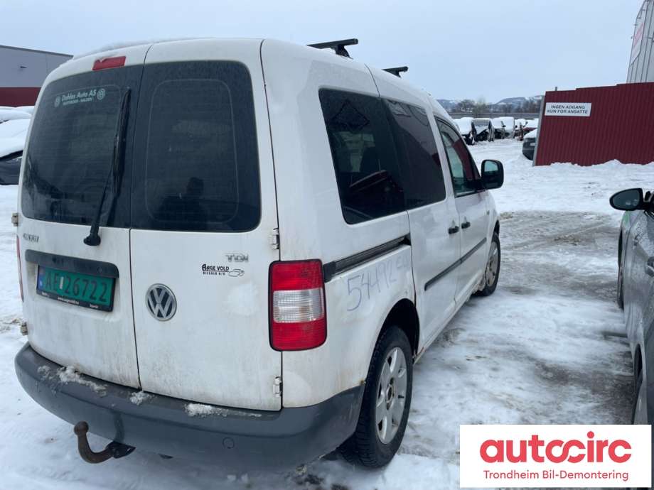 VW Caddy 2004-2010 (Type III, Fase 1) , Motorkode: BLS, Girkassekode: JCS| LFZ
