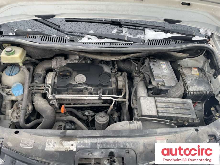 VW Caddy 2004-2010 (Type III, Fase 1) , Motorkode: BLS, Girkassekode: JCS| LFZ
