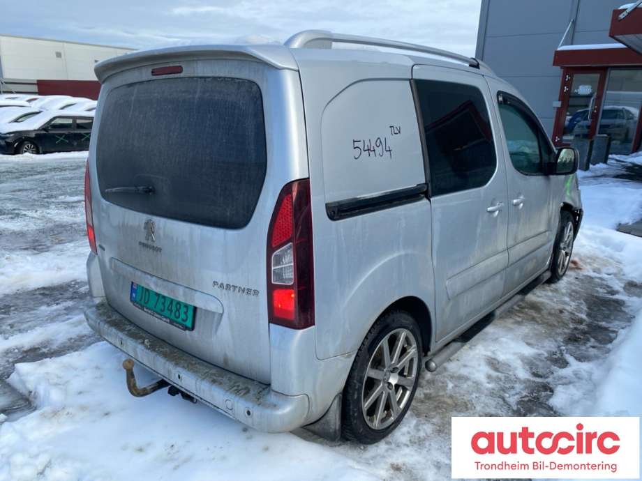 Peugeot Partner 2015-2019 (Type II, Fase 2) , Motorkode: BHY, Girkassekode: 1609983380