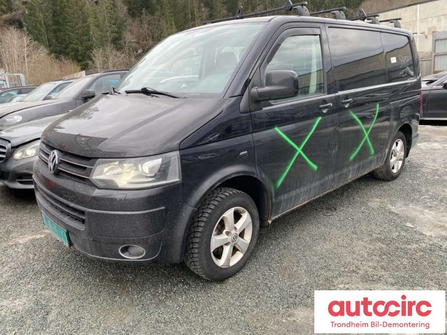 VW Transporter / Caravelle 2009-2015 (Fase 2) (T5) (T5), Motorkode: CAAC, Girkassekode: KQK