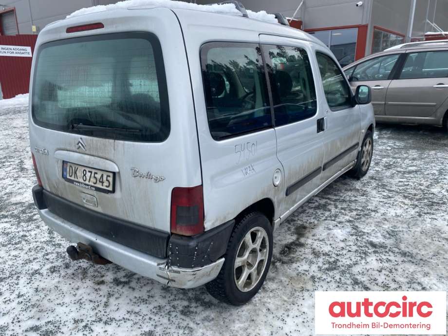 Citroën Berlingo 2002-2008 (Type I, Fase 2) , Motorkode: TU3JP, Girkassekode: 2222 Q0
