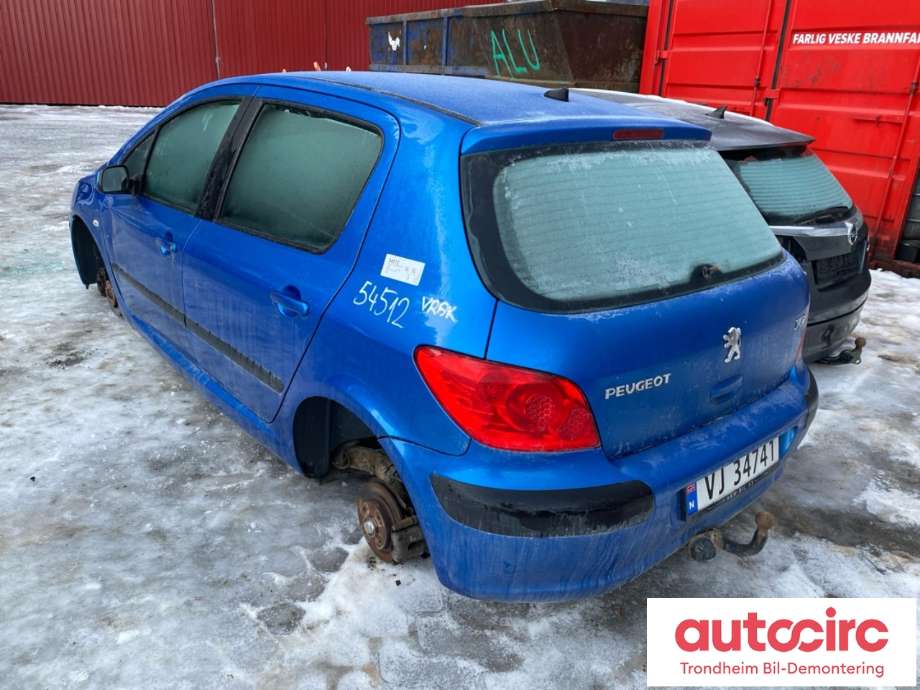 Peugeot 307 2005-2008 (Fase 2) , Motorkode: NFU, Girkassekode: 2222RN