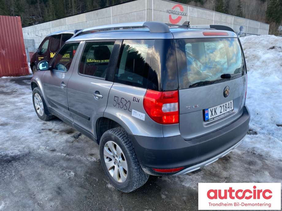 Škoda Yeti 2009-2013 (Fase 1) , Motorkode: CFHF, Girkassekode: NFQ