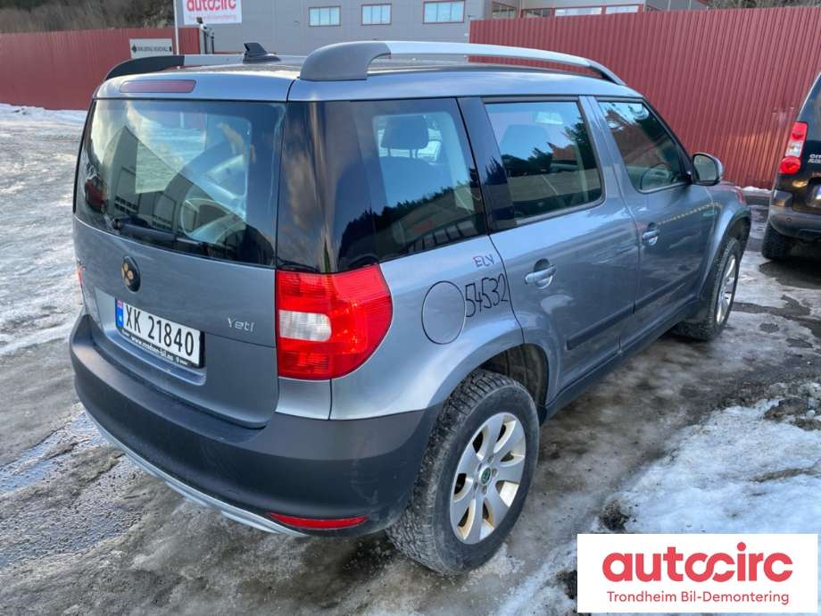 Škoda Yeti 2009-2013 (Fase 1) , Motorkode: CFHF, Girkassekode: NFQ