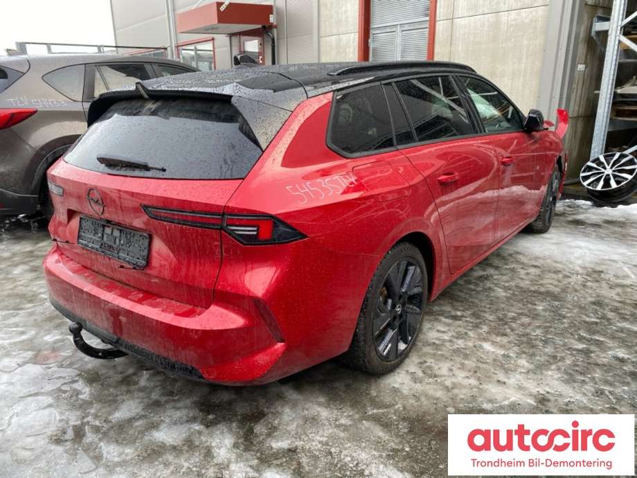 Opel Astra L 2022-->> delebil , Motorkode: ZKW, Girkassekode: 9857942880