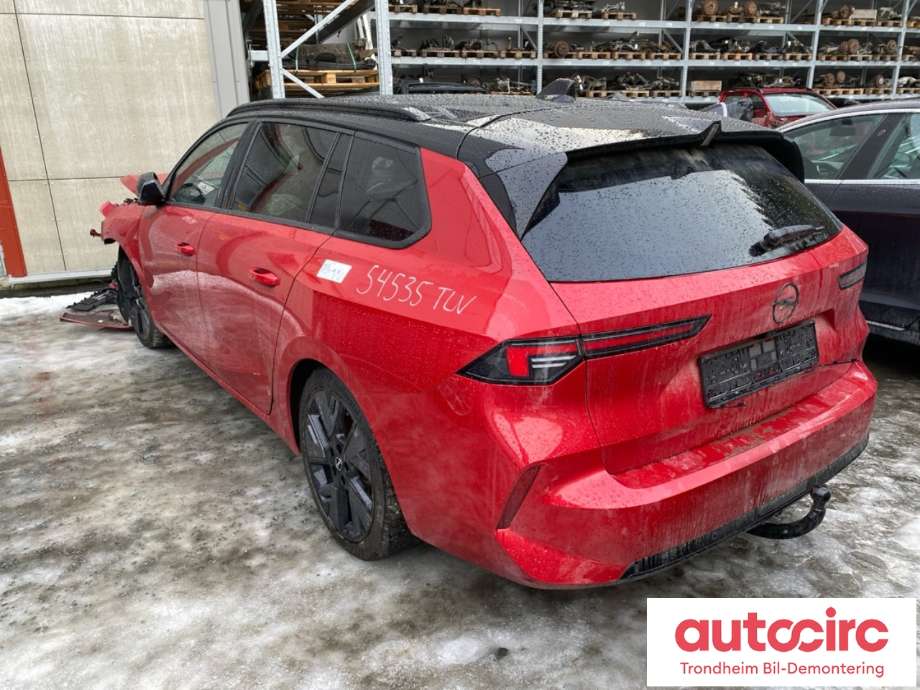 Opel Astra L 2022-->> delebil , Motorkode: ZKW, Girkassekode: 9857942880