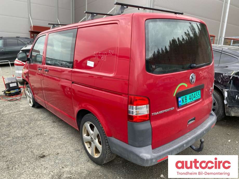 VW Transporter / Caravelle 2009-2015 (Fase 2) (T5) (T5), Motorkode: CFCA, Girkassekode: MYA