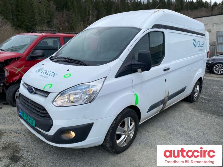 Ford Transit Custom, 2013-2023 (Type I)  delebil , Motorkode: CYFF, Girkassekode: FK2R7002FGA