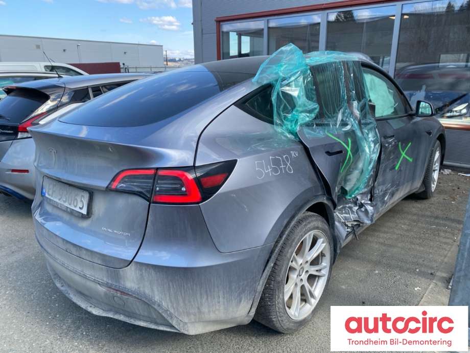 Tesla Model Y 2021-2024 (Type I) , Motorkode: 3DU, Girkassekode: TRINNLØS