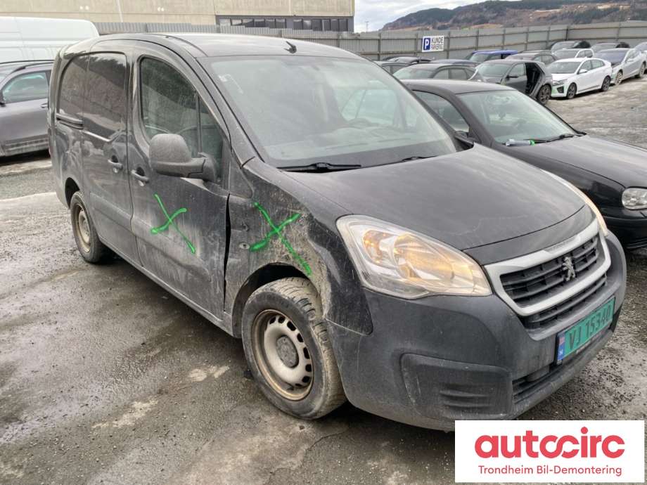 Peugeot Partner 2015-2019 (Type II, Fase 2) , Motorkode: BH02, Girkassekode: 1612444280