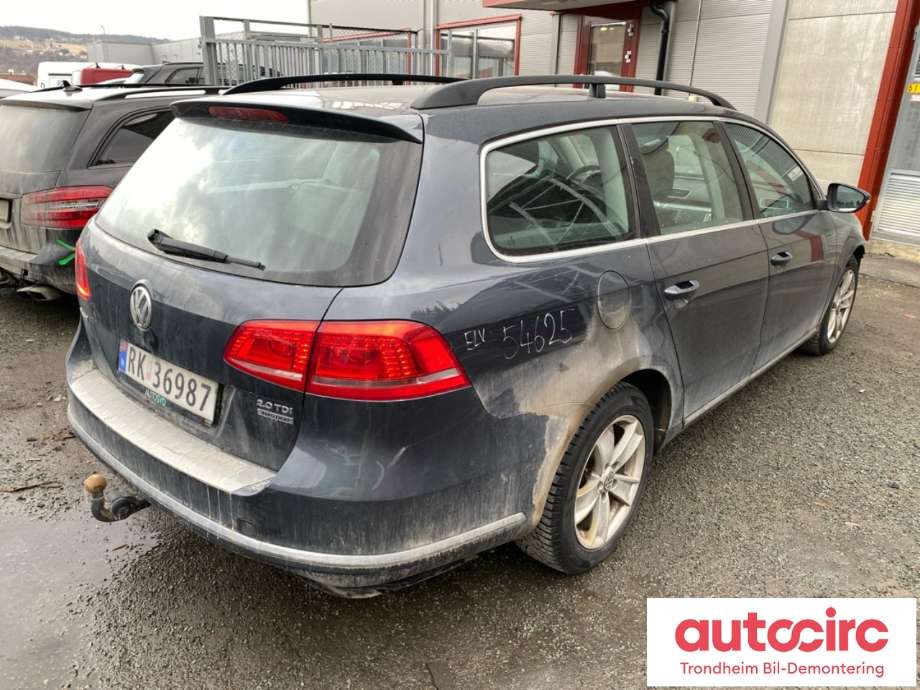 VW Passat 2011-2015 (B7) (B7), Motorkode: CFFB, Girkassekode: NFV