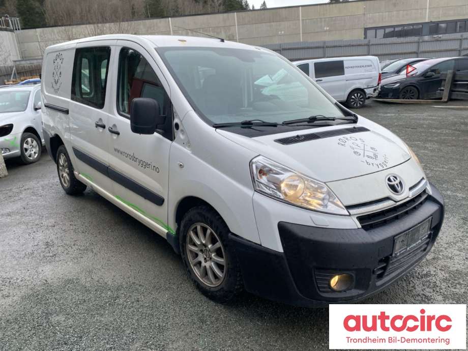 Toyota Proace 2013-2016 (Type I) , Motorkode: RH02, Girkassekode: SU001A2464