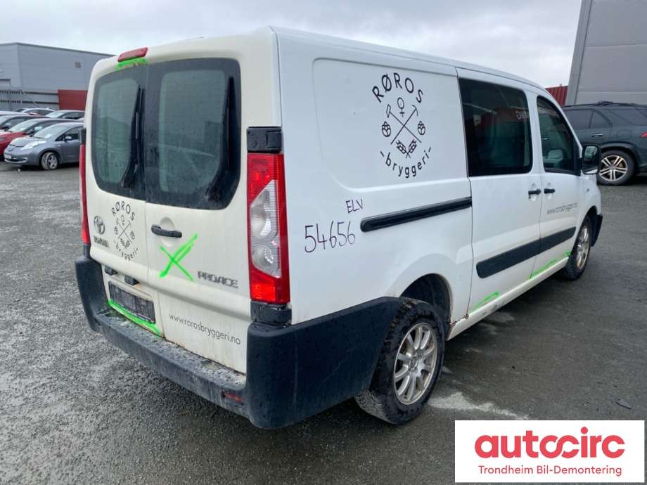 Toyota Proace 2013-2016 (Type I) , Motorkode: RH02, Girkassekode: SU001A2464