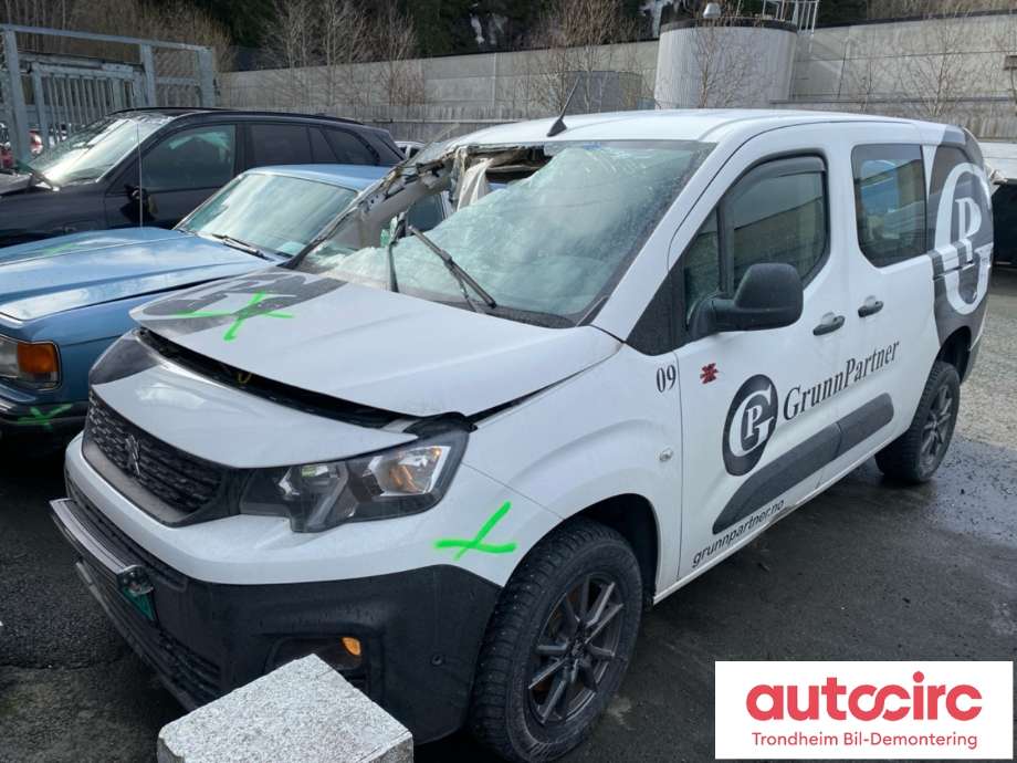 Peugeot Partner 2019-->> (Type III) , Motorkode: YHZ, Girkassekode: 9808323680