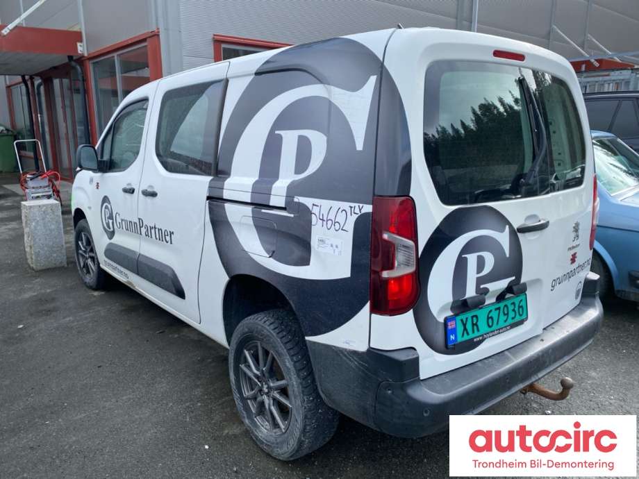 Peugeot Partner 2019-->> (Type III) , Motorkode: YHZ, Girkassekode: 9808323680
