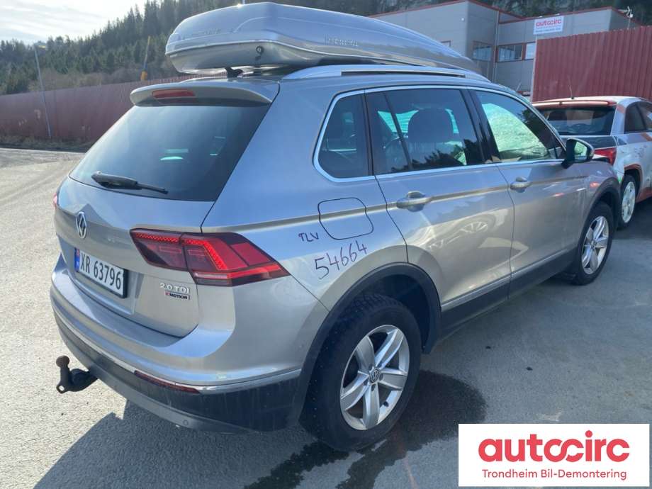 VW Tiguan 2016-2020 (Type II, Fase 1) , Motorkode: DFG, Girkassekode: QAY
