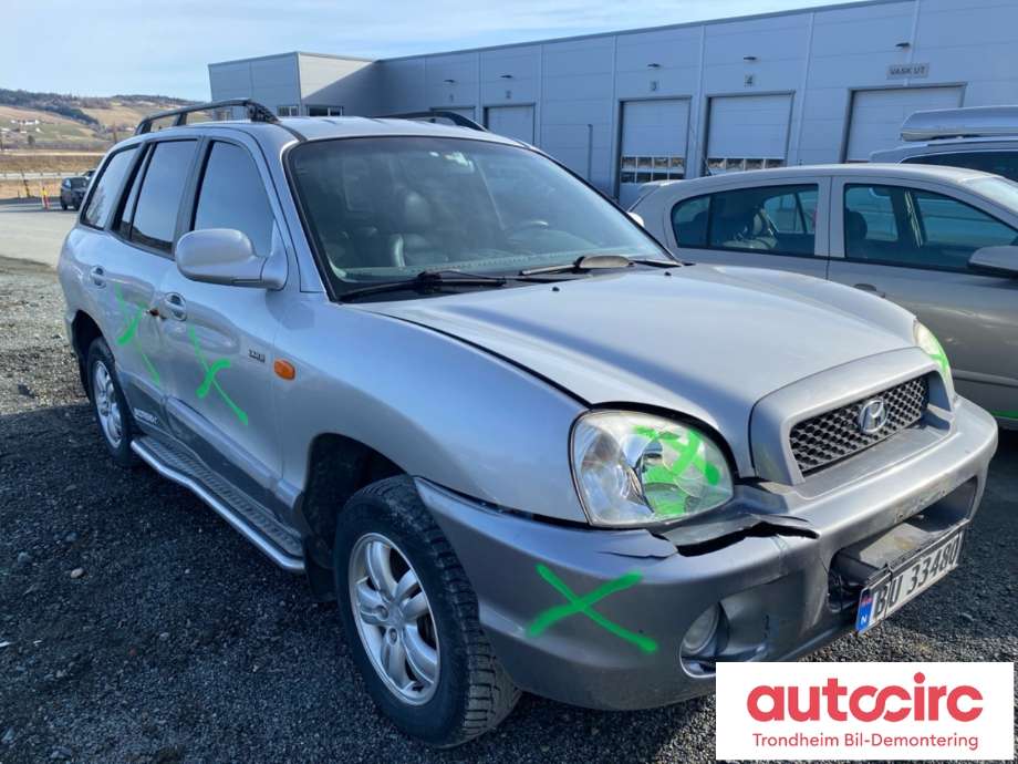 Hyundai Santa Fe 2001-2006 (Type I) , Motorkode: D4EA, Girkassekode: 4500039490