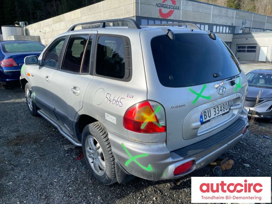 Hyundai Santa Fe 2001-2006 (Type I) , Motorkode: D4EA, Girkassekode: 4500039490