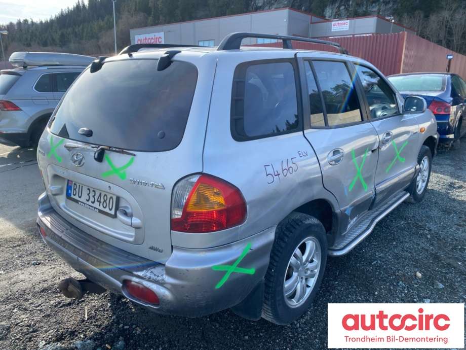 Hyundai Santa Fe 2001-2006 (Type I) , Motorkode: D4EA, Girkassekode: 4500039490