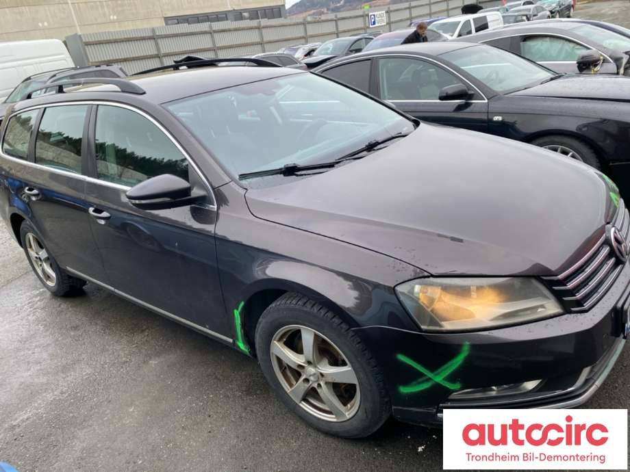 VW Passat 2011-2015 (B7) (B7), Motorkode: CAYC, Girkassekode: MYP