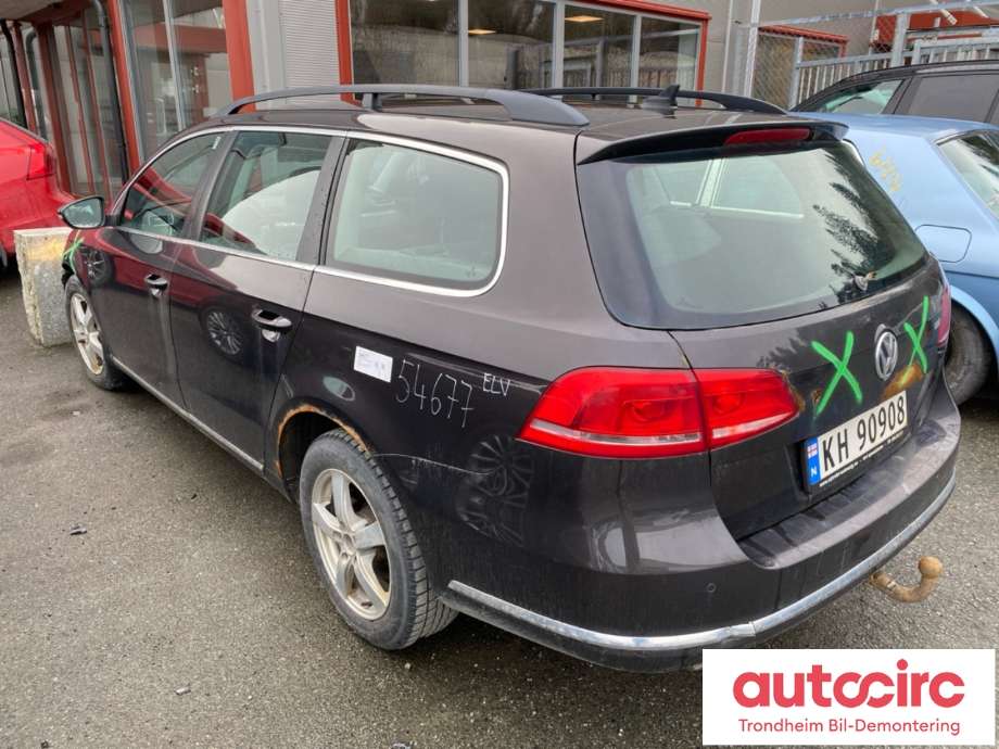 VW Passat 2011-2015 (B7) (B7), Motorkode: CAYC, Girkassekode: MYP