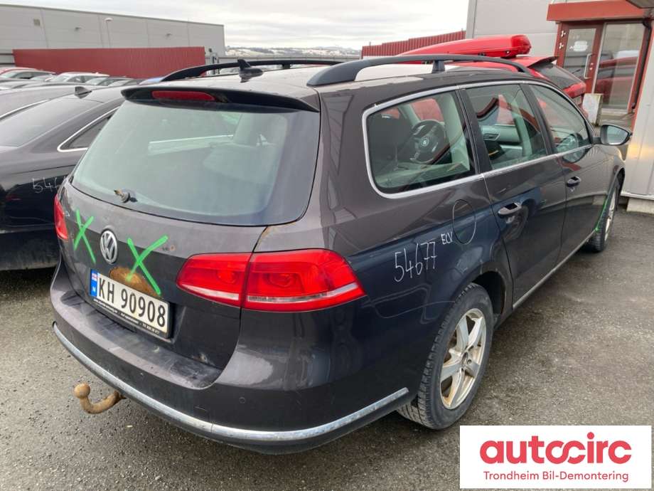 VW Passat 2011-2015 (B7) (B7), Motorkode: CAYC, Girkassekode: MYP