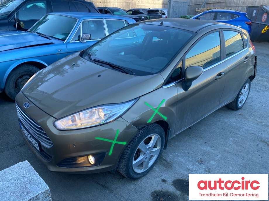 Ford Fiesta 2013-2017 (Type VI, Fase 2) , Motorkode: P4JA, Girkassekode: CA6R7002MBG